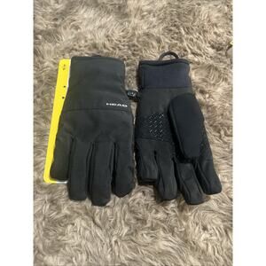 Head Men's Waterproof Hybrid Gloves Small Black Windproof Touchscreen Compatible